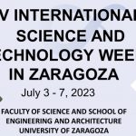 Welcome conference for the “V International Science and Technology Week of the University of Zaragoza”