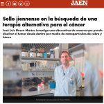 Diario Jaén: Sello jiennense en la búsqueda de una terapia alternativa para el cáncer